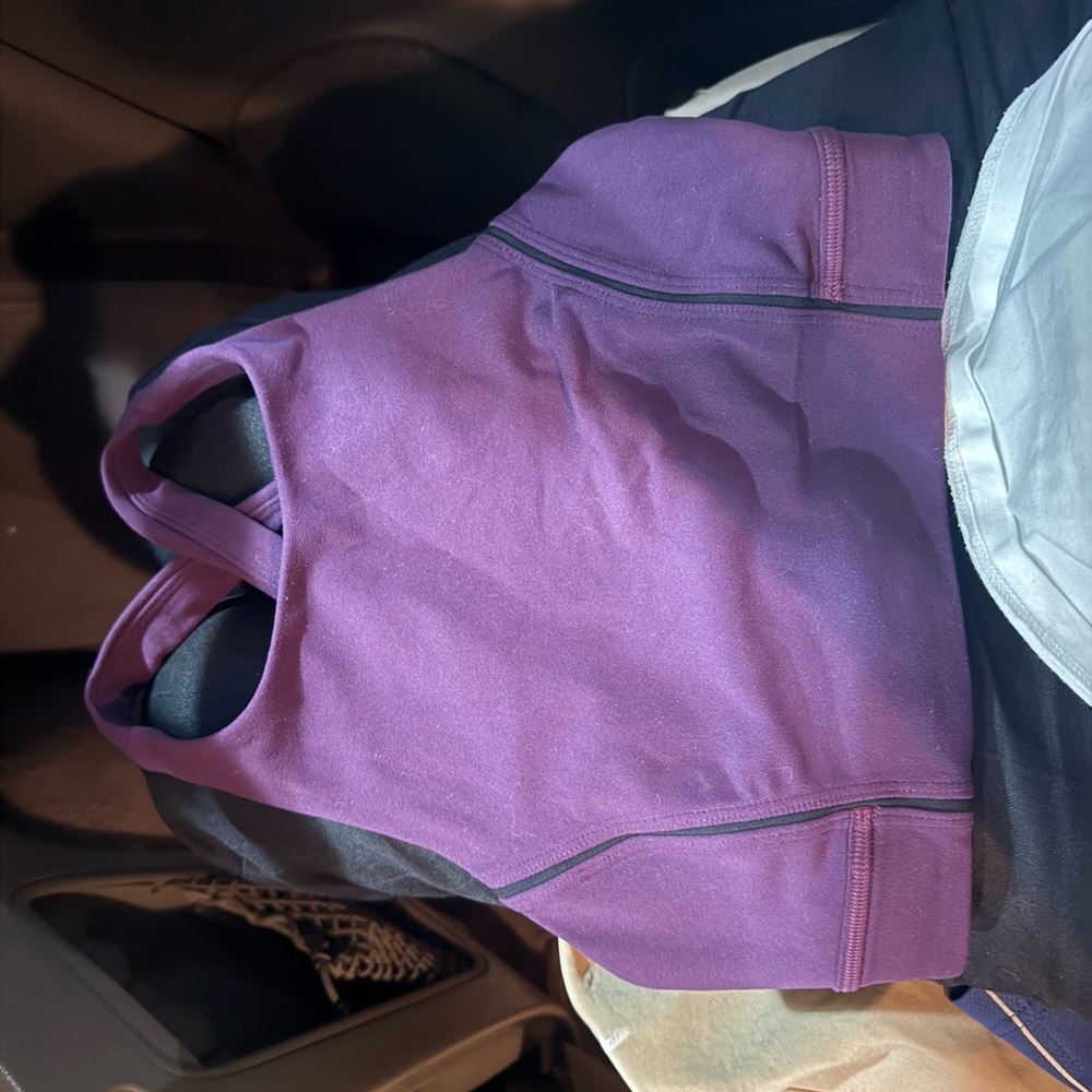 Purple Racerback Sports Bra